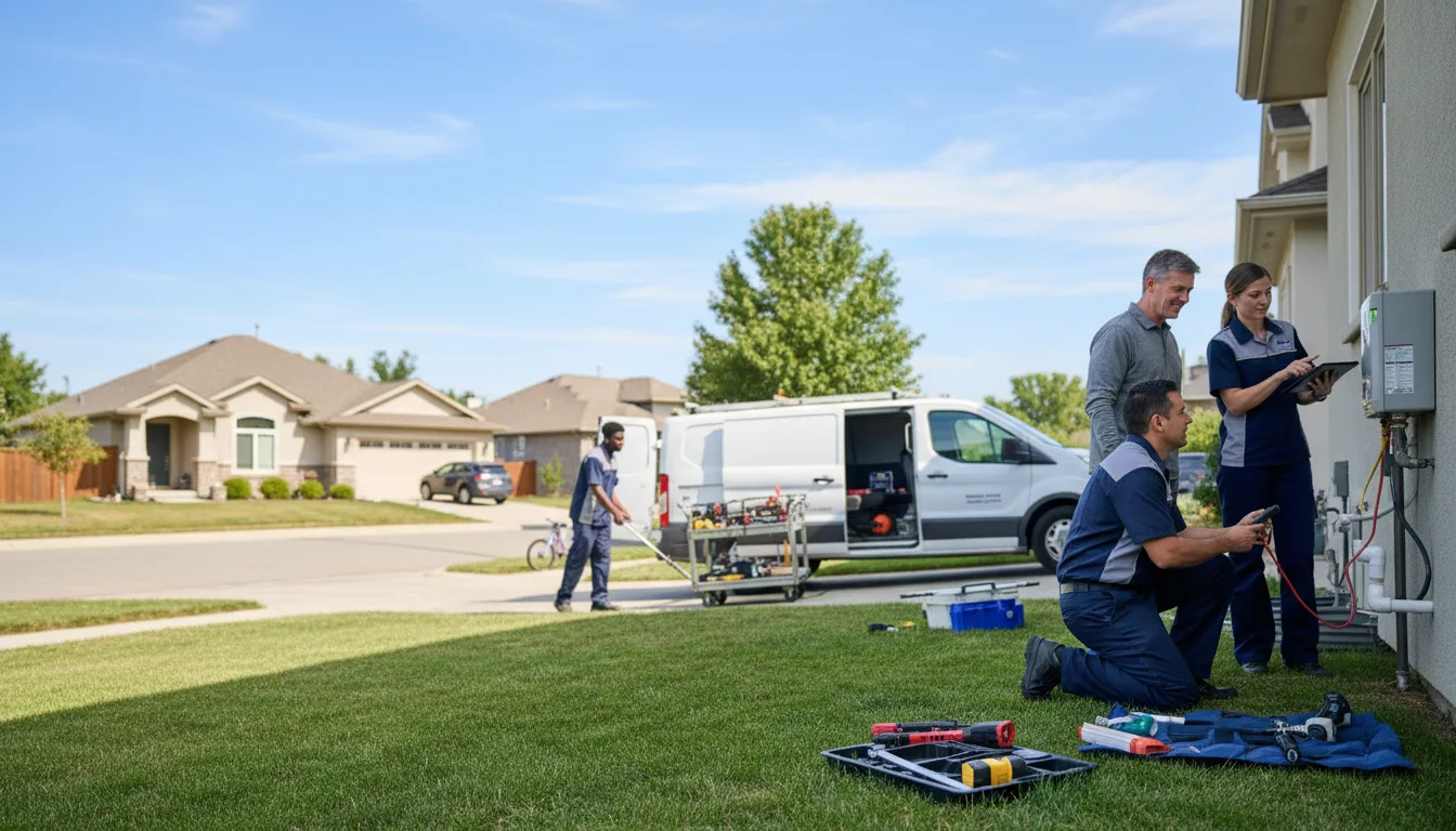 Tankless water heater service in Smithton, IL